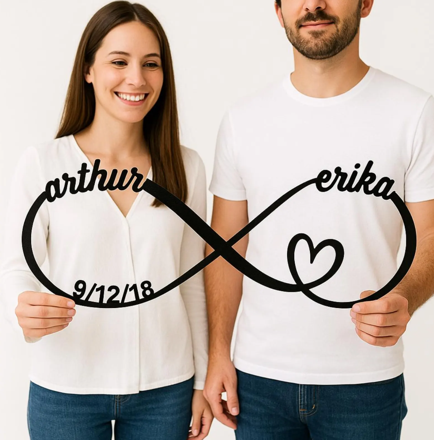 Custom Infinity Name Sign