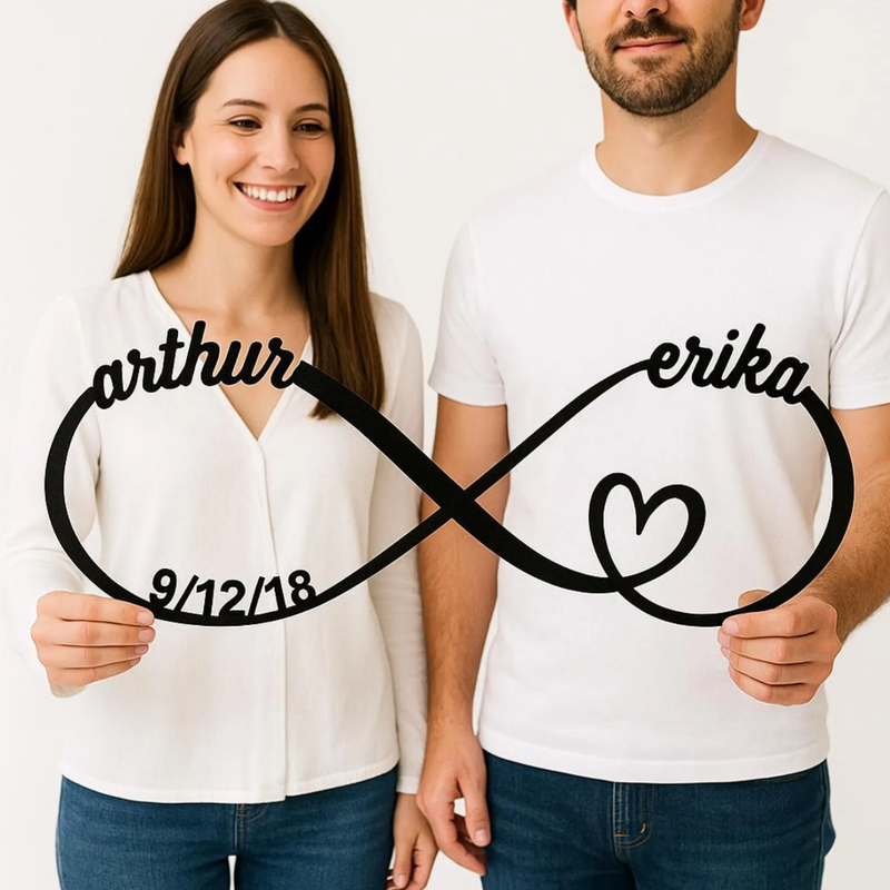 Custom Infinity Name Sign
