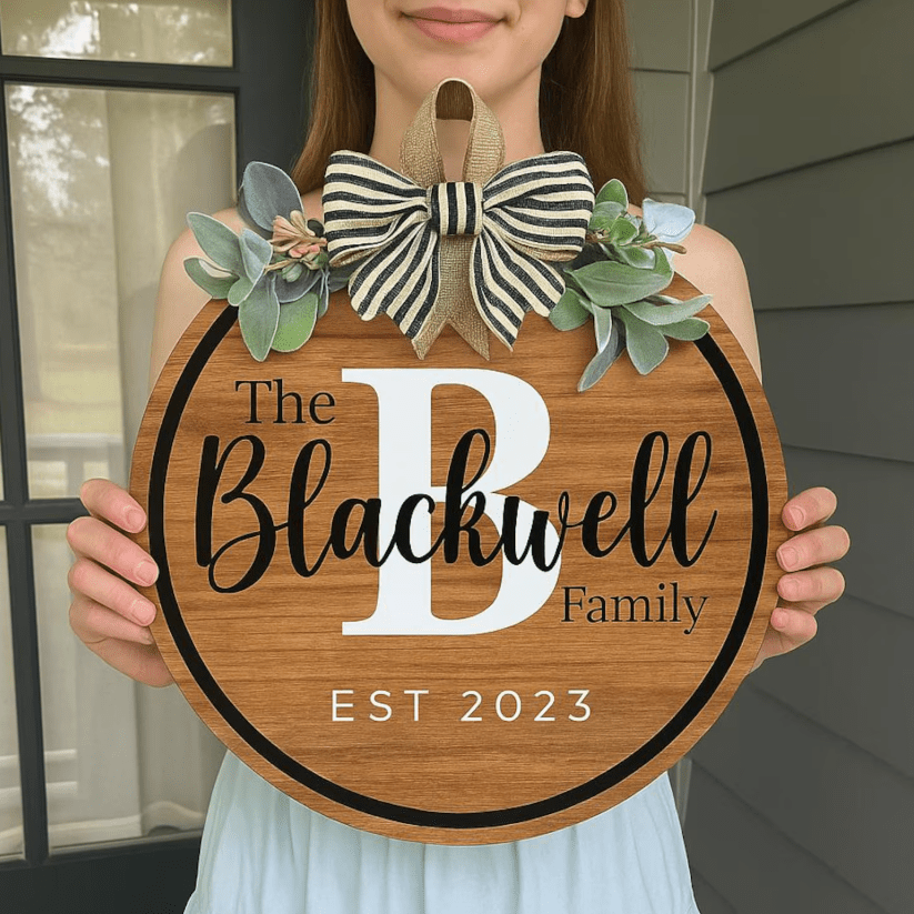 Unique Personalized Personalized Rustic Welcome Sign Customized housewarming gift Gifts for Men by Groovy Guy