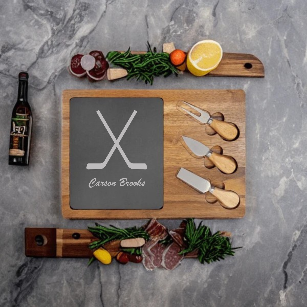 Hockey Charcuterie Board