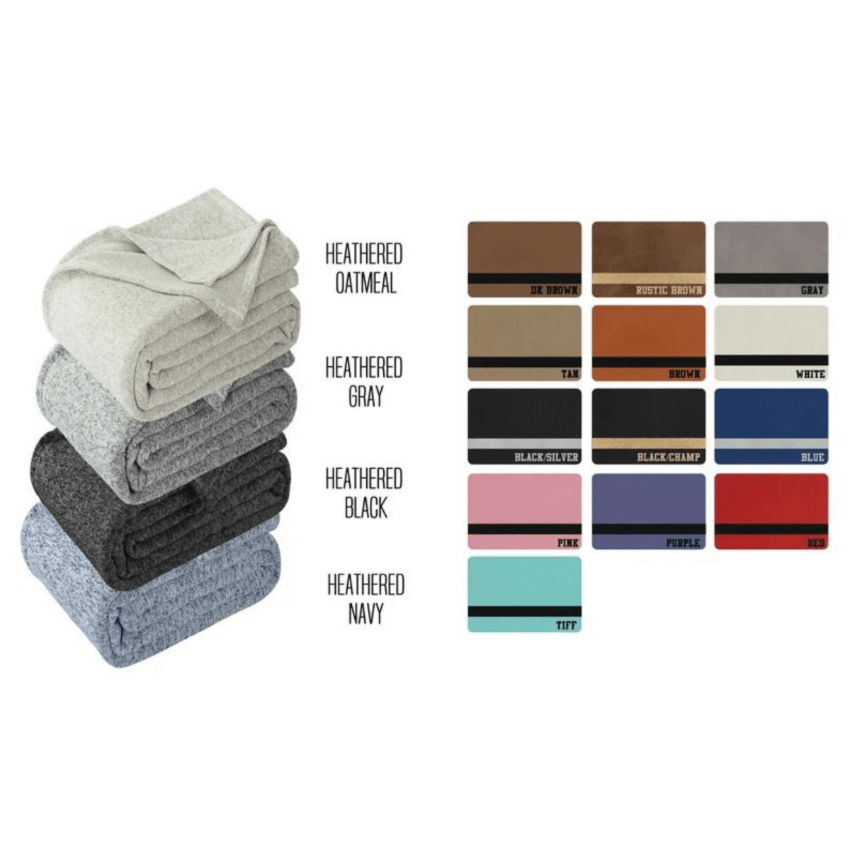 Personalized Sweater Fleece Personalized Blanket for her, Customized Gifts for Women by Groovy Girl Gifts