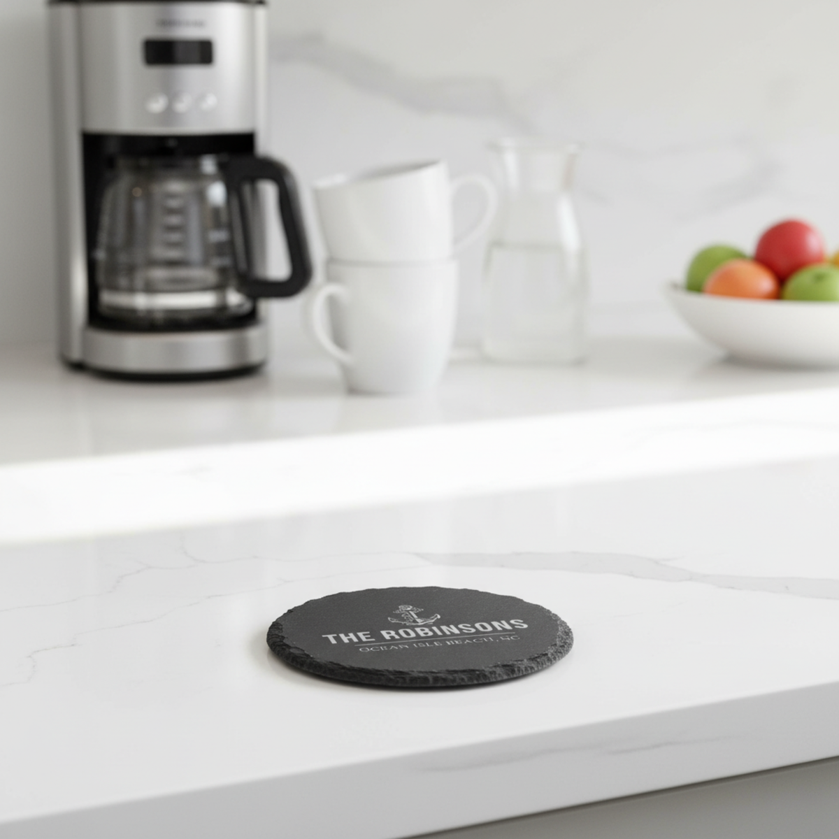 Nautical Slate Coaster Set