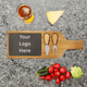 Custom Logo Slate Tray with Handle