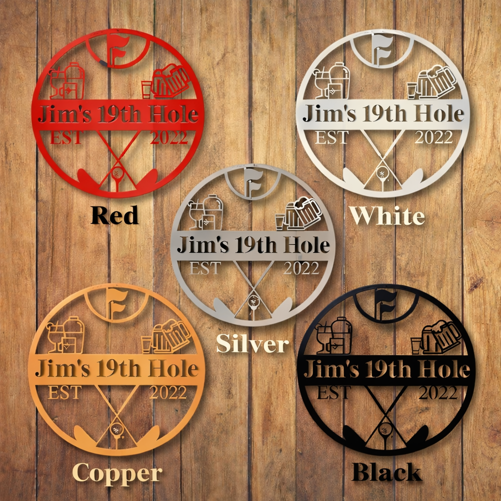 19th Hole Golf Pub Sign