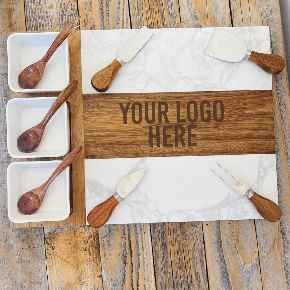 Custom Logo Premium Charcuterie Board