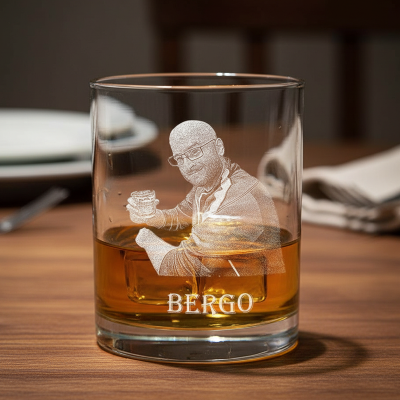 Legacy Portrait Custom Whiskey Glass