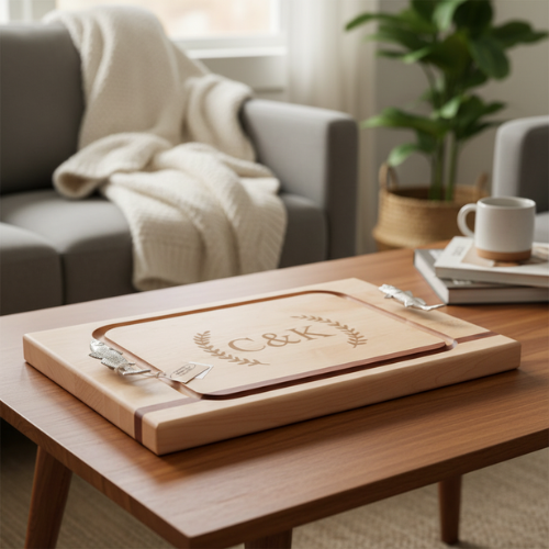 Fish Handled Personalized Cutting Board