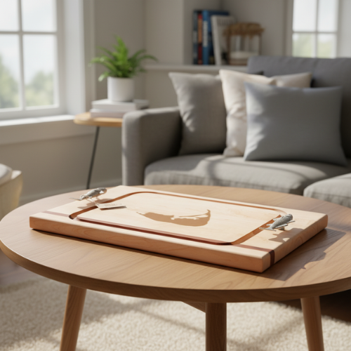 Fish Handled Personalized Cutting Board