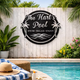 Backyard Legacy Pool Sign