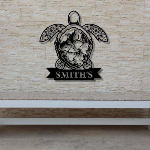Personalized Outdoor Oasis Metal Sign