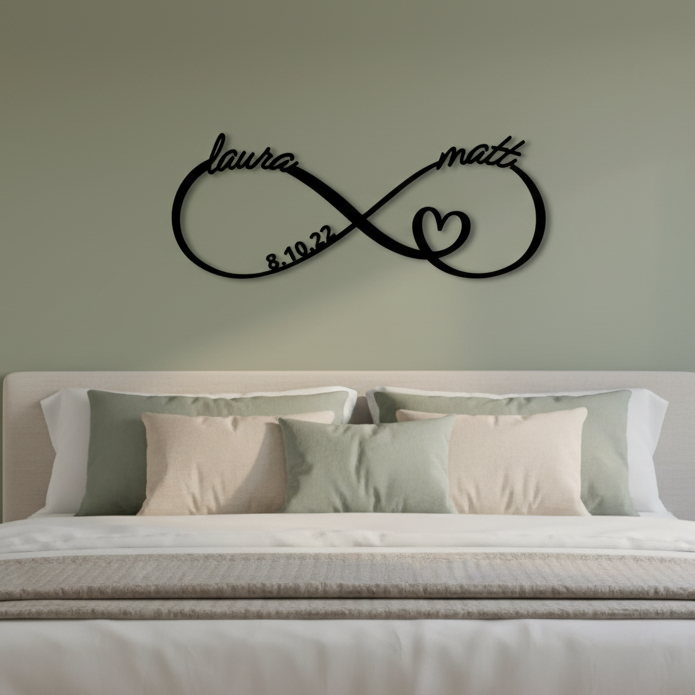 Custom Infinity Name Sign
