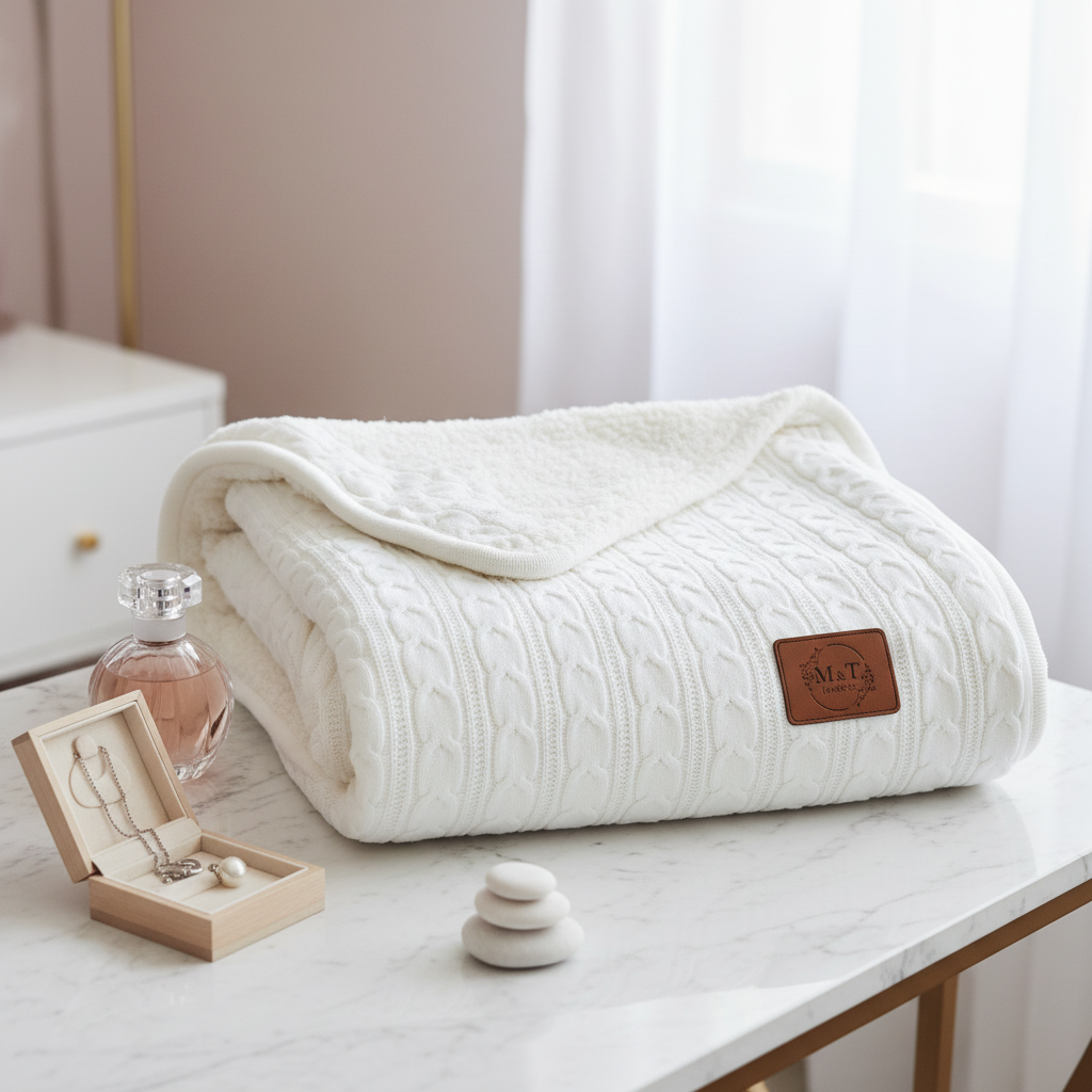 Warm Welcome Sherpa Personalized Blanket