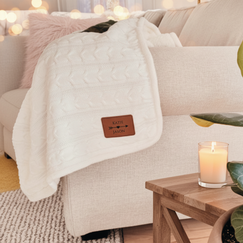 Warm Welcome Sherpa Personalized Blanket