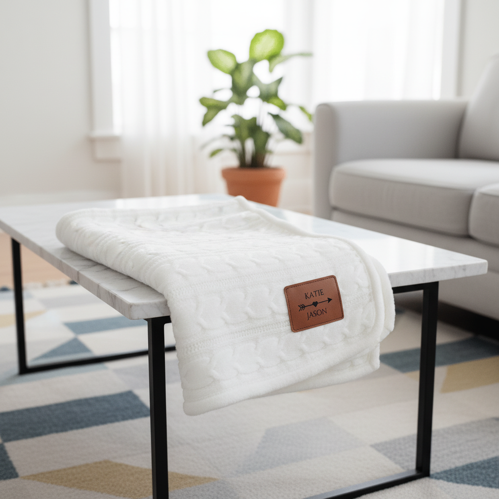 Warm Welcome Sherpa Personalized Blanket