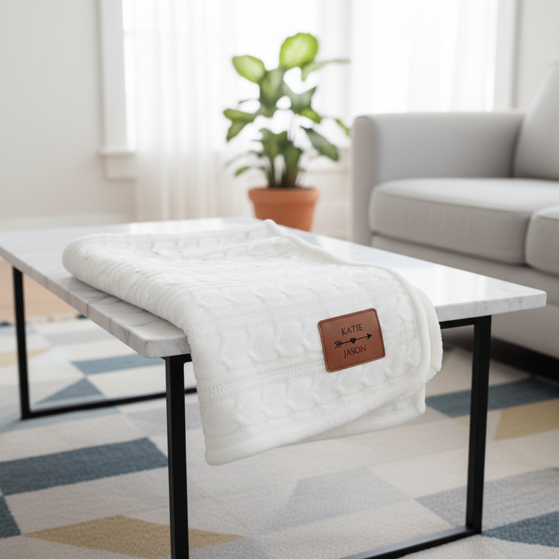 Warm Welcome Sherpa Personalized Blanket