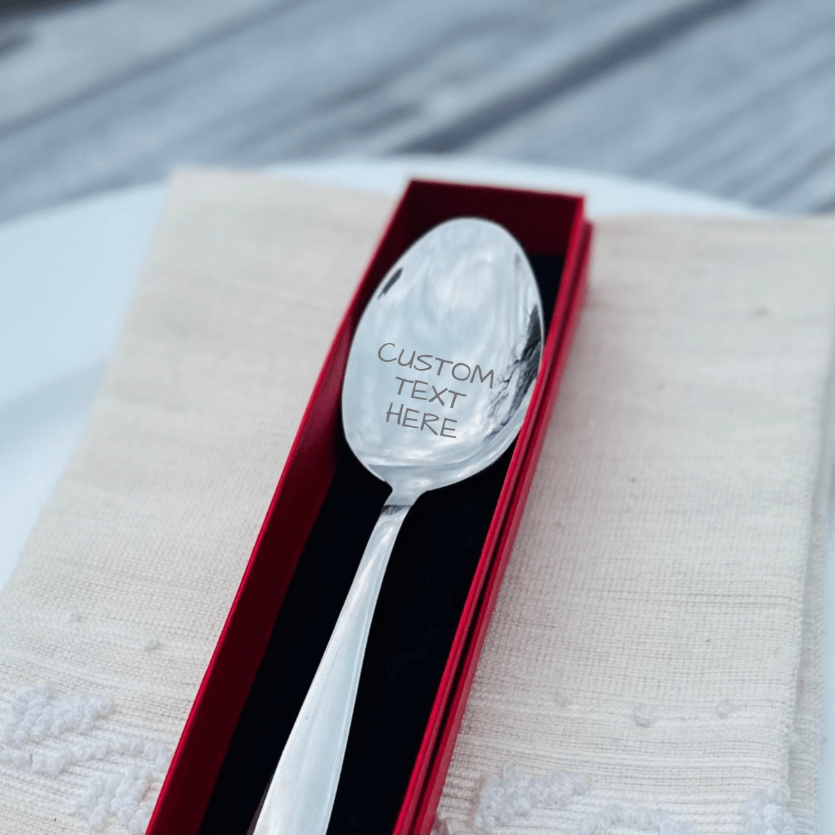 Personalized Custom Engraved Spoon for her, Customized Gifts by Willow and Hive