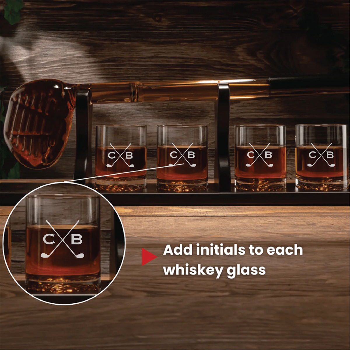 Clubhouse Executive Golf Decanter Set