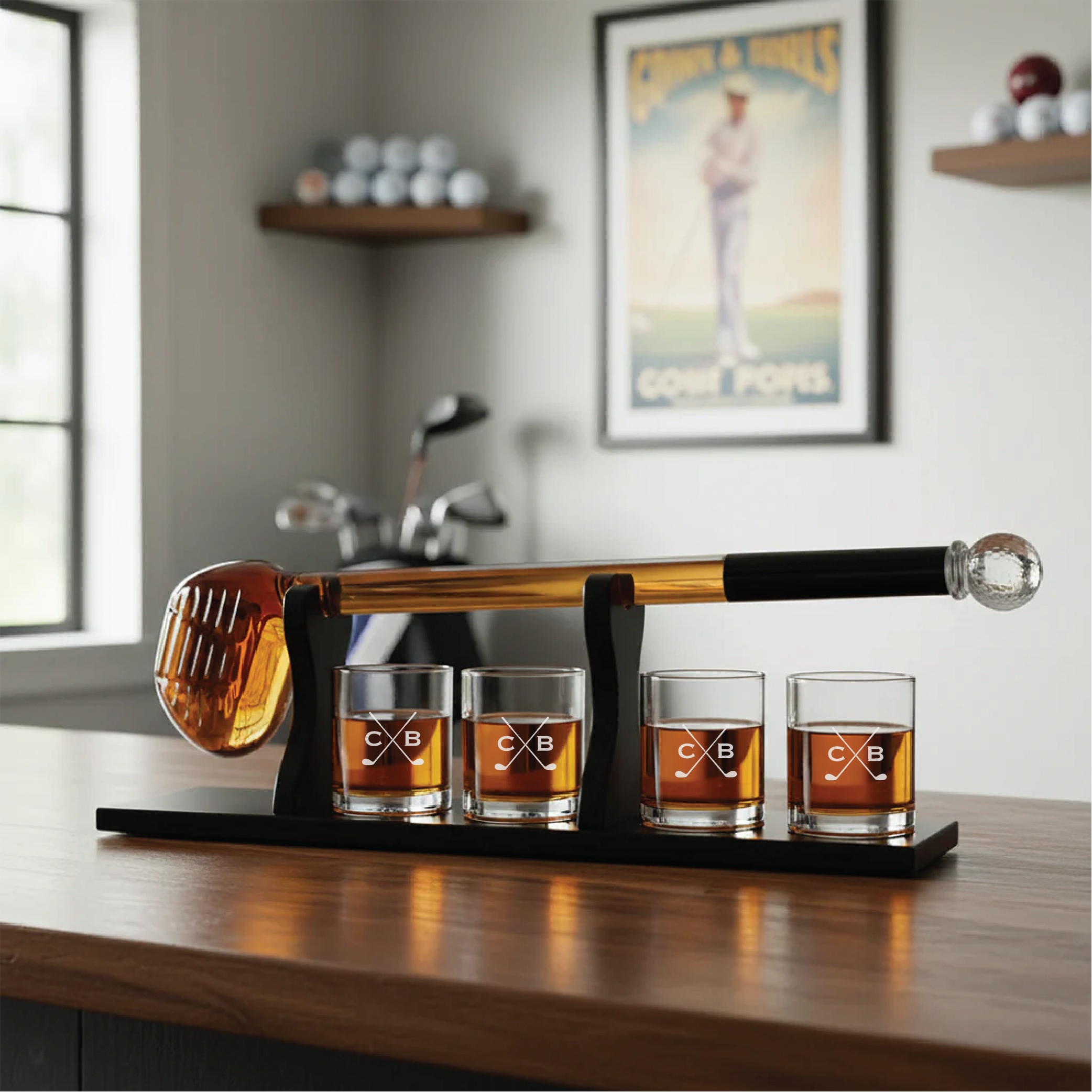 Clubhouse Executive Golf Decanter Set