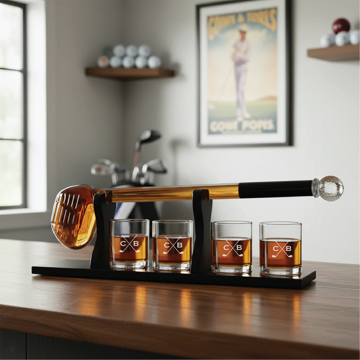 Clubhouse Executive Golf Decanter Set