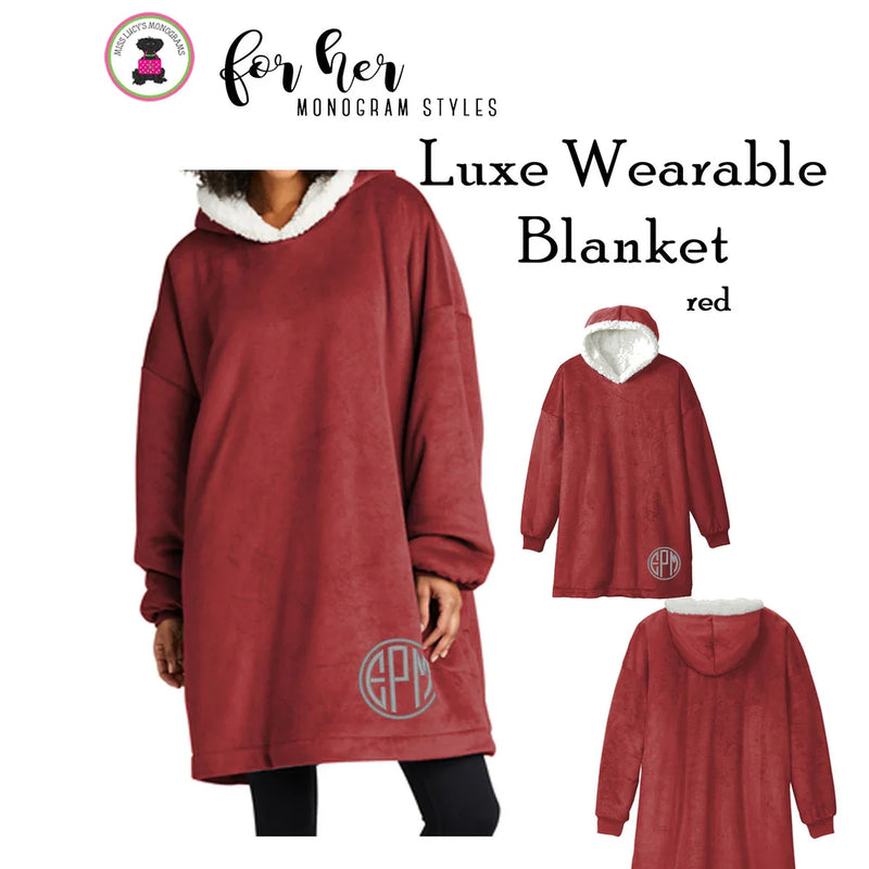 Personalized Custom Cozy Hooded Blanket for her, Customized Gifts for Women by Groovy Girl Gifts