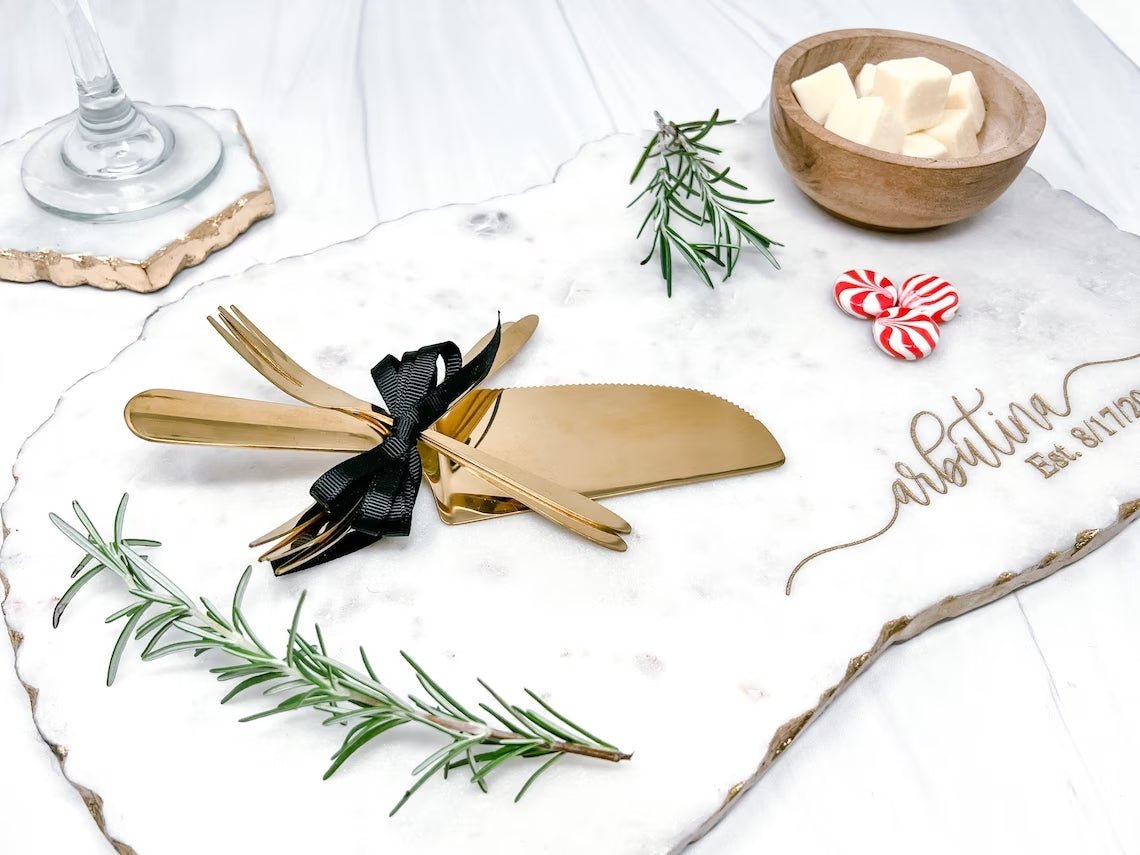 Personalized Personalized Marble Charcuterie Board for her, Customized Gifts Willow and Hive