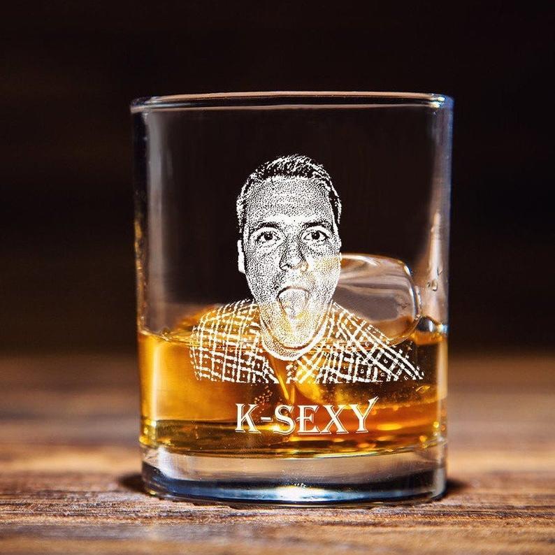 Legacy Portrait Custom Whiskey Glass