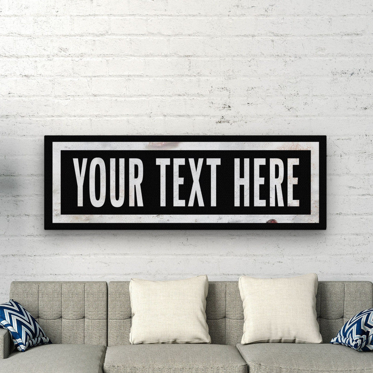 Marquee Personalized Canvas