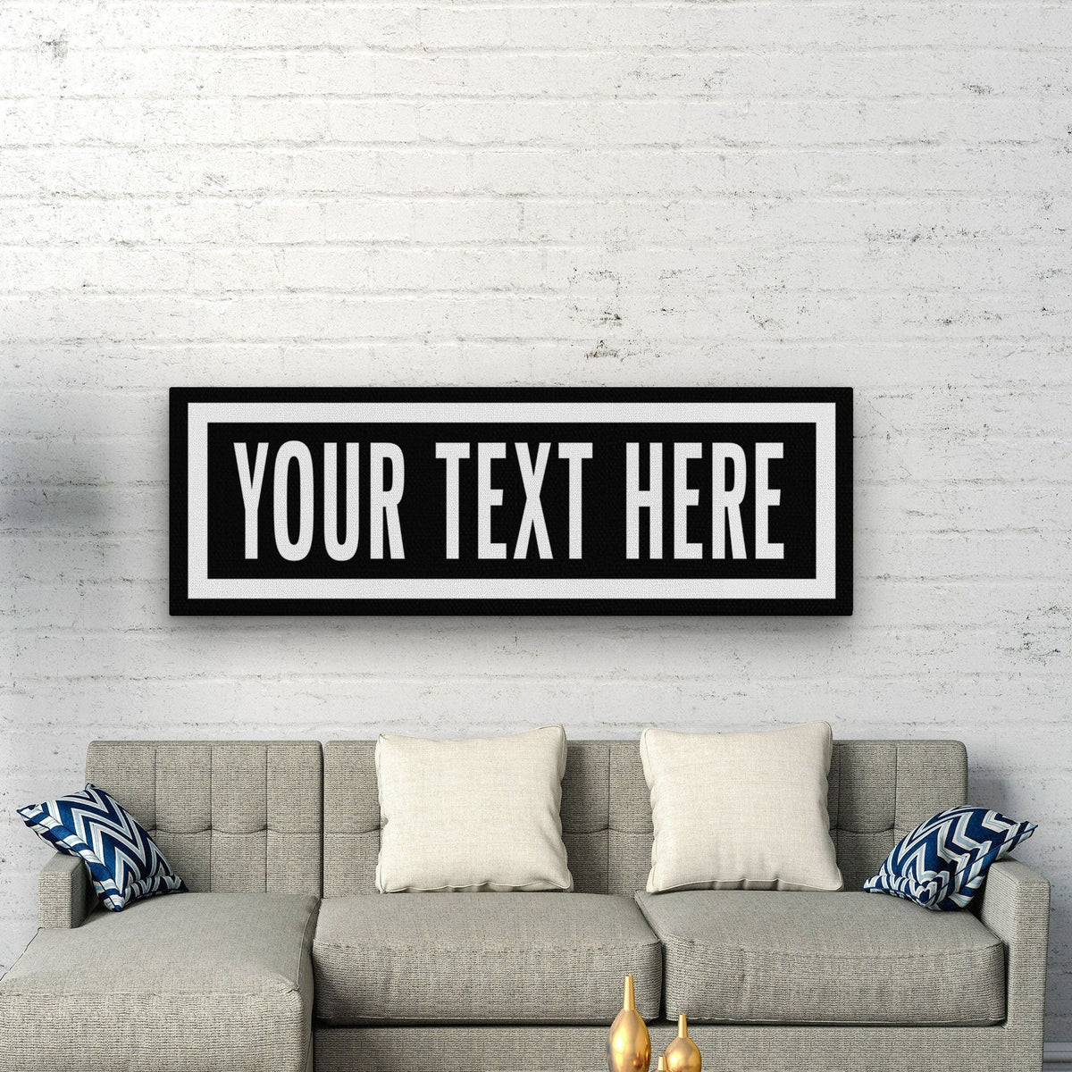 Marquee Personalized Canvas