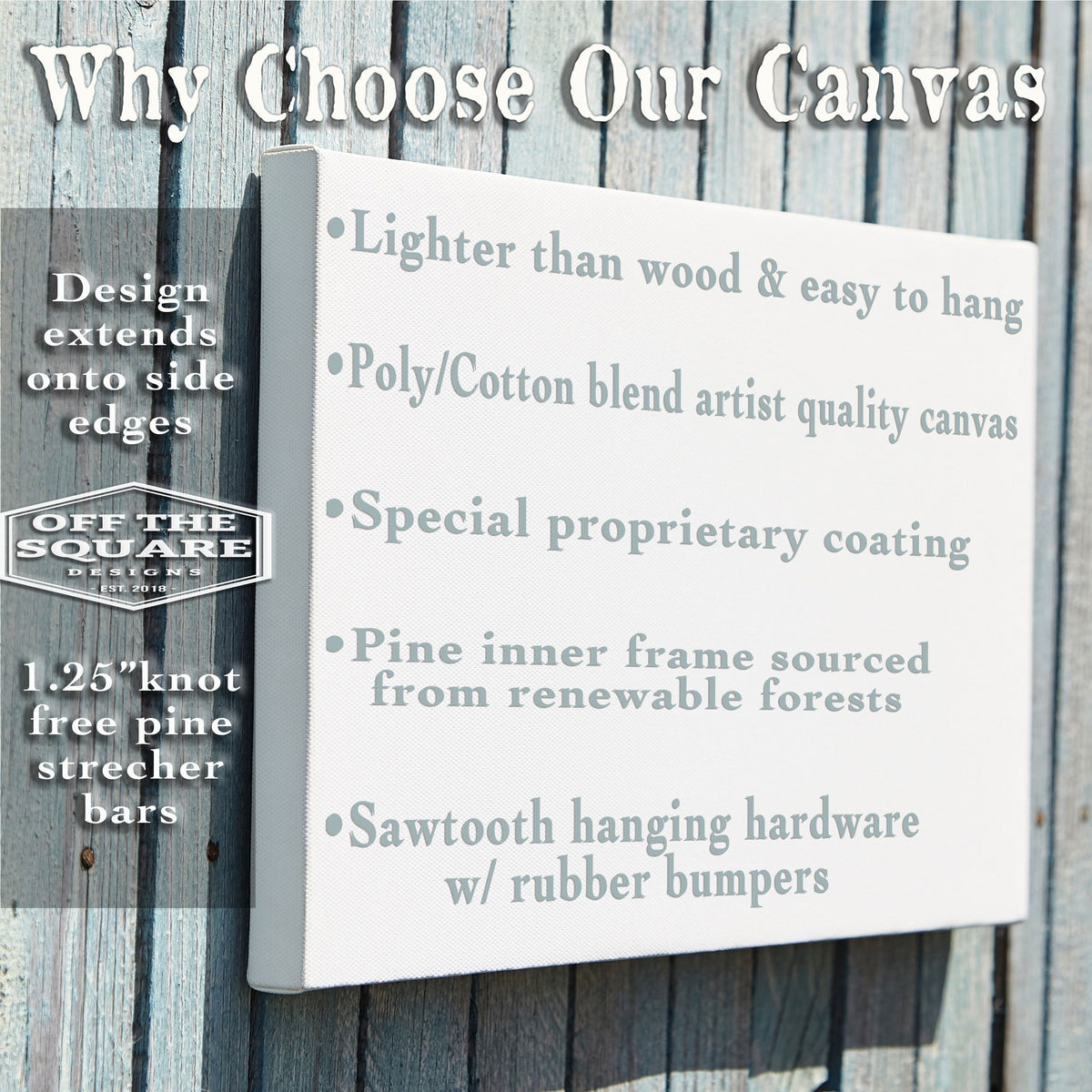 Tin Roof Kitchen Canvas Sign