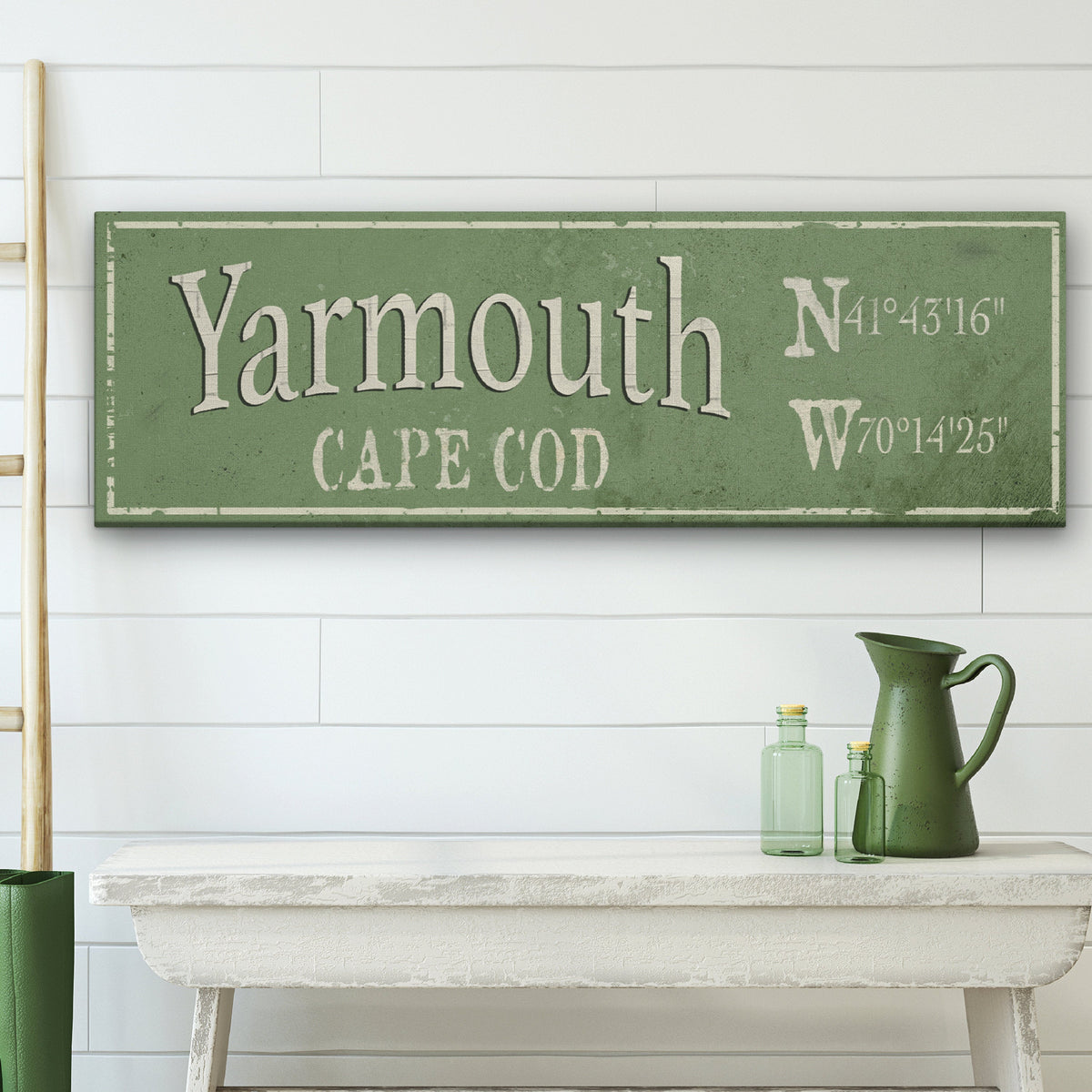 Personalized Hometown Canvas Sign