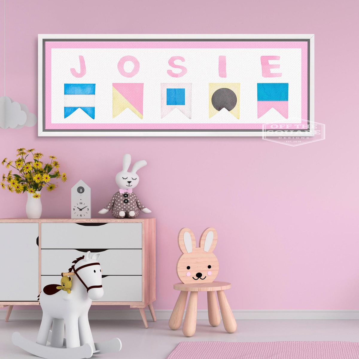 Signal Cove Name Canvas