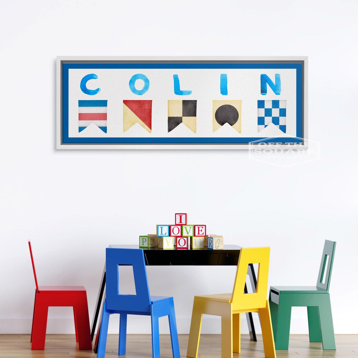 Signal Cove Name Canvas