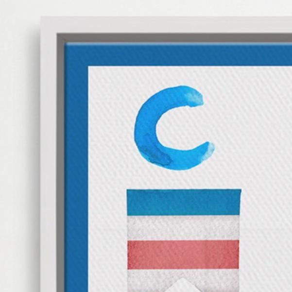 Signal Cove Name Canvas