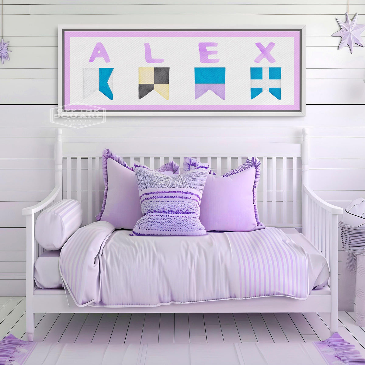Signal Cove Name Canvas