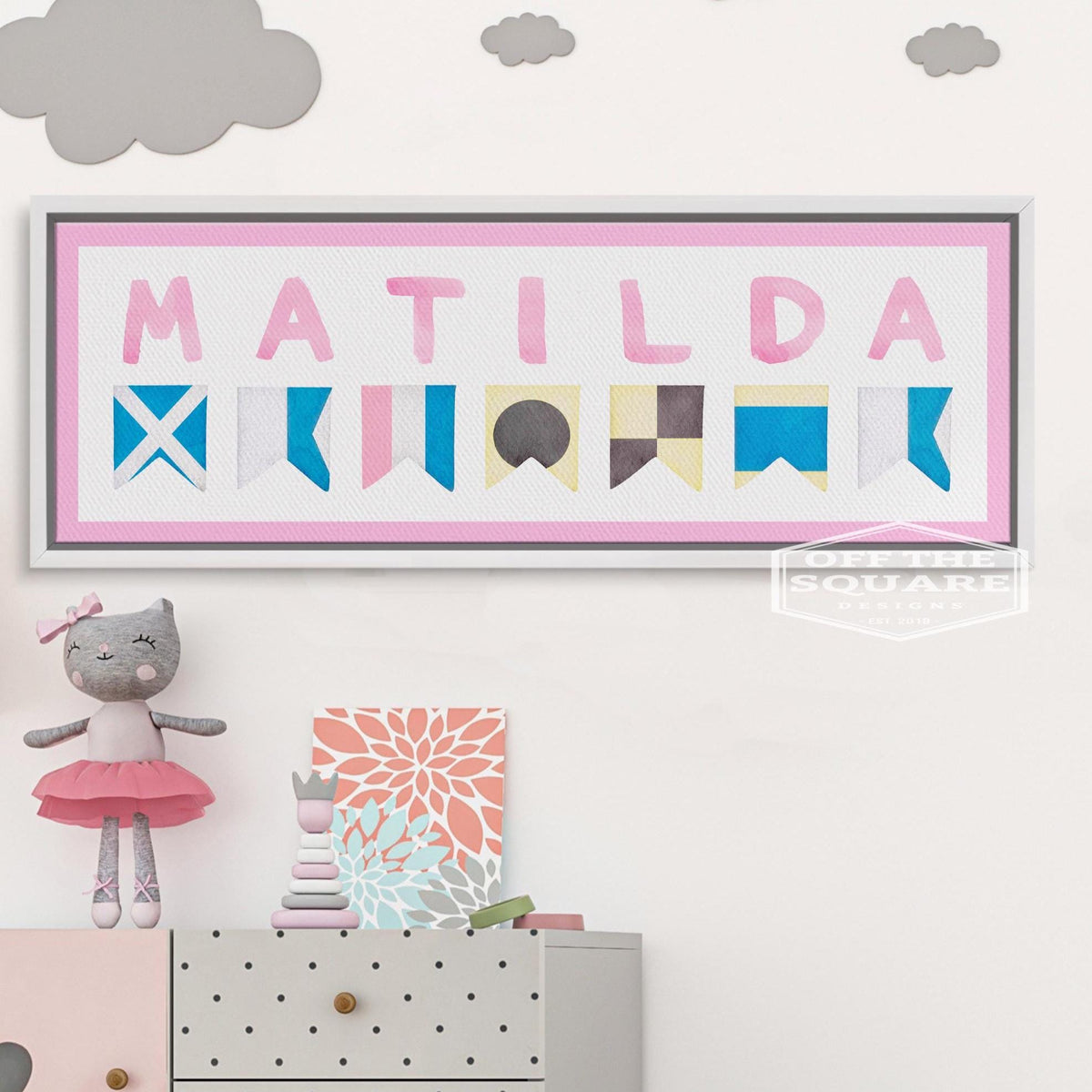 Signal Cove Name Canvas