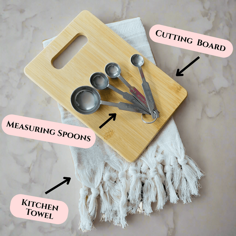 Personalized Culinary Cheers Birthday Gift Set for her, Customized Gifts for Women by Groovy Girl Gifts