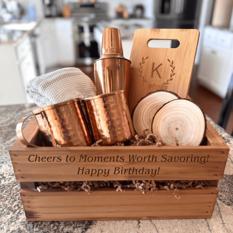 Personalized Copper Bliss Mule Set for her, Customized Gifts for Women by Groovy Girl Gifts