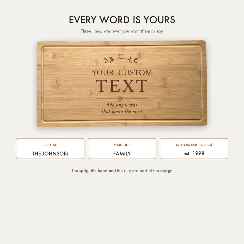 Custom Quote Cutting Board