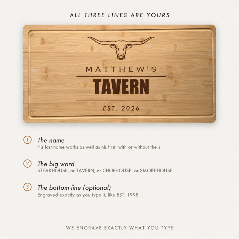 Steakhouse Cutting Board