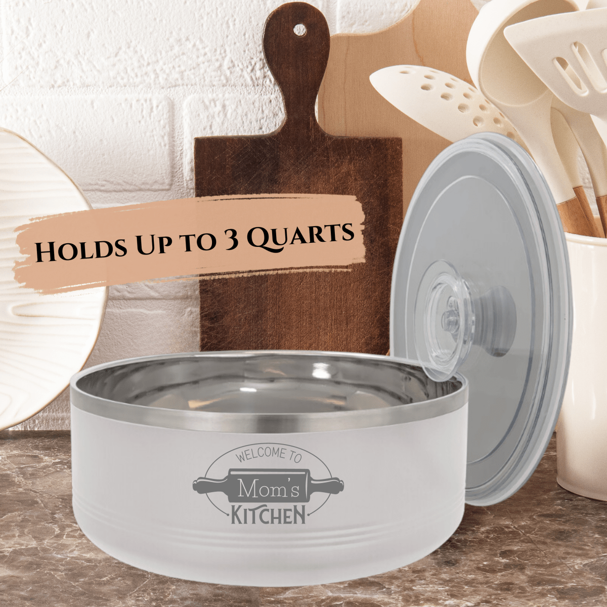 Personalized Personalized Cookware Serving Dish for her, Customized Gifts for Women by Groovy Girl Gifts