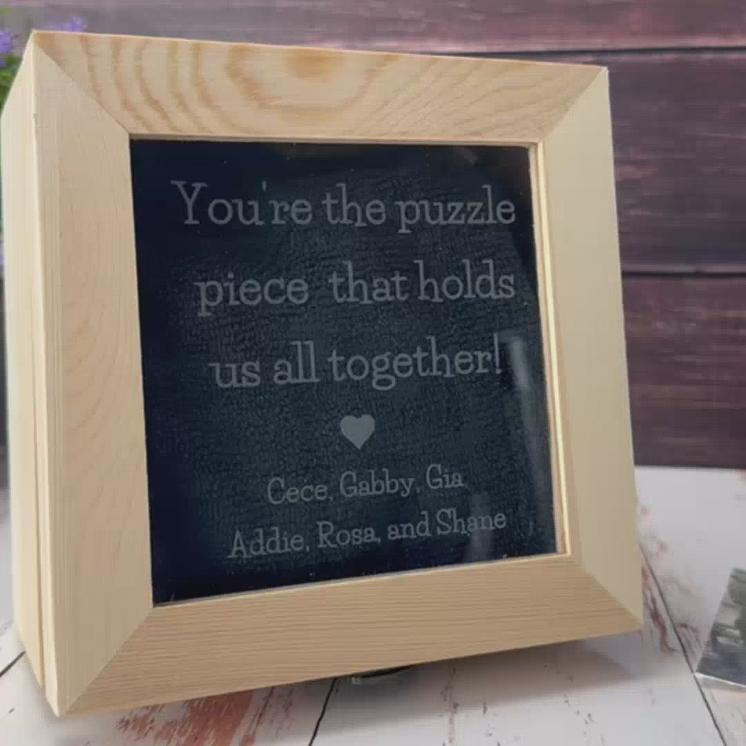 Personalized Photo Puzzle Gift Set