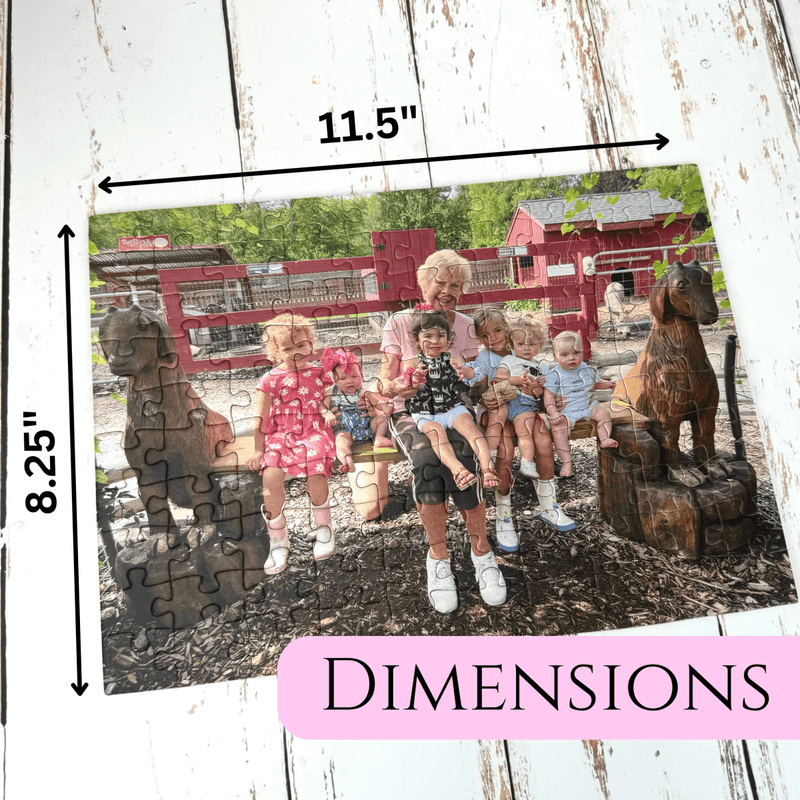 Personalized Photo Puzzle Gift Set