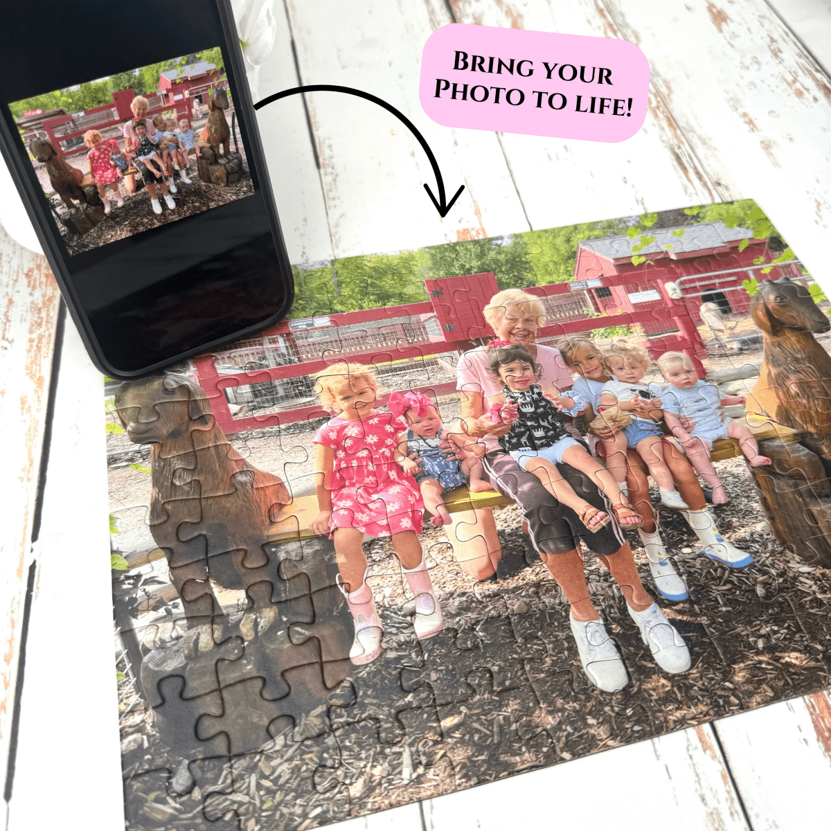 Personalized Photo Puzzle Gift Set
