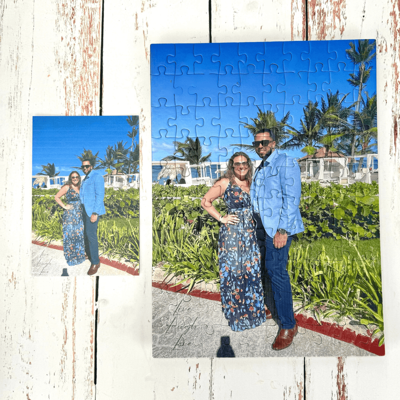 Personalized Forever Love Puzzle Keepsake for her, Customized Gifts for Women by Groovy Girl Gifts