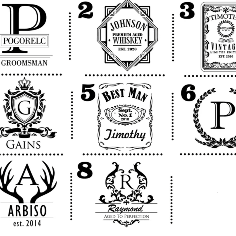 Personalized Whiskey Decanter Set