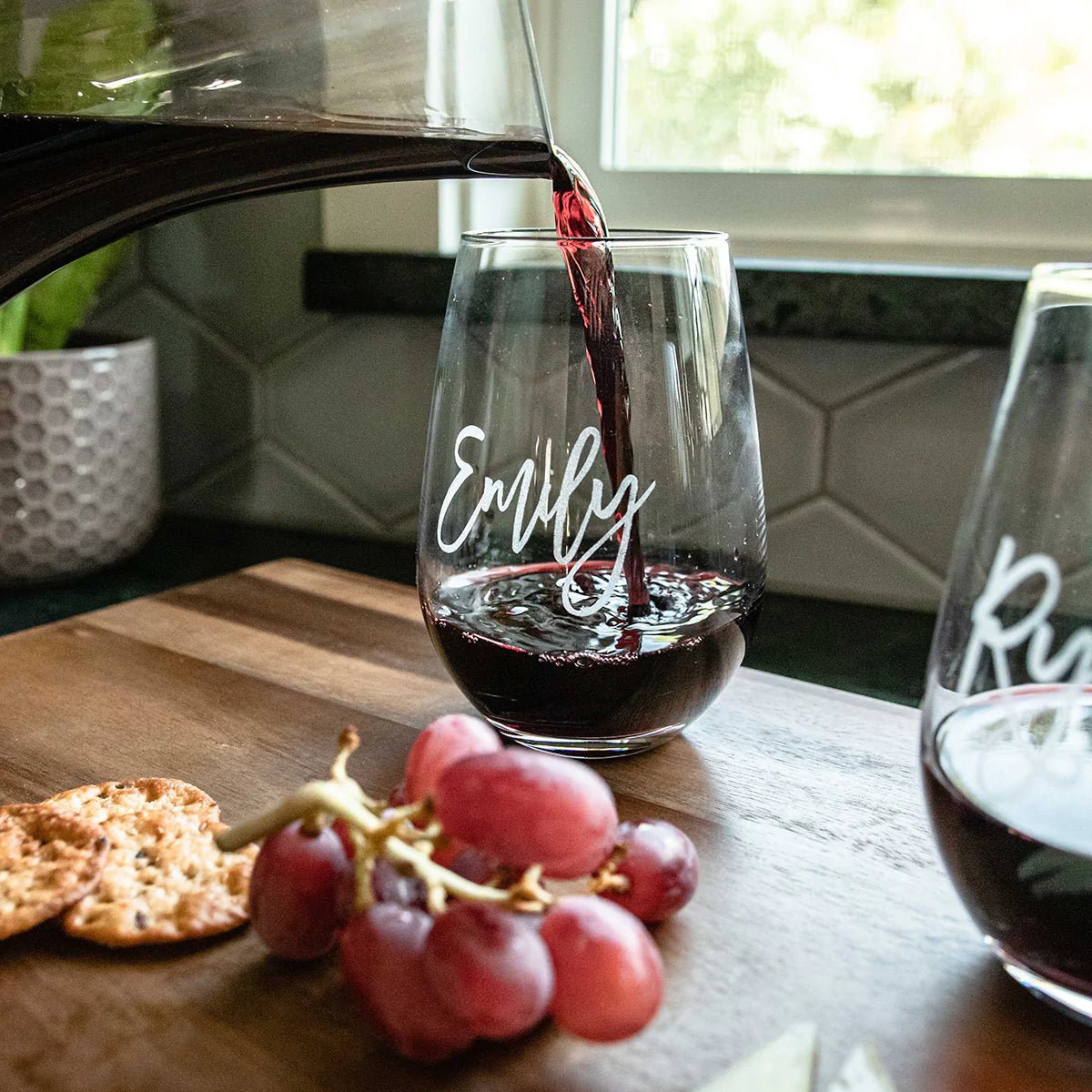 wine Personalized Wine Decanter Set