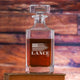 American Heroes Engraved Square Whiskey Decanter