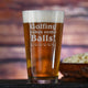 Golfing Takes Some Balls Pint Glass