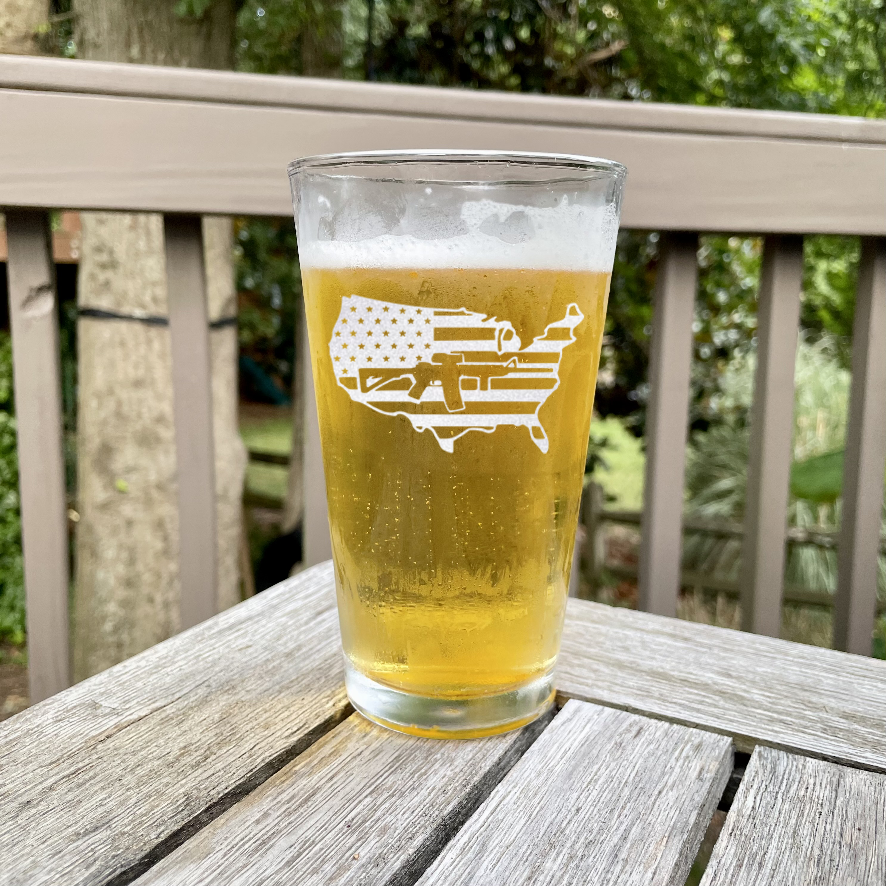American Rifle Pint Glass