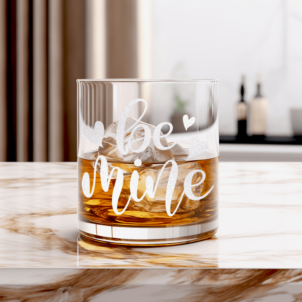 Be Mine Whiskey Glass